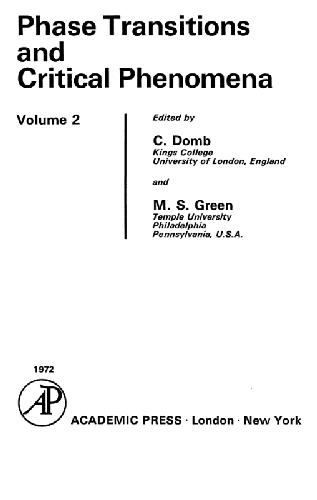 خرید و دانلود نسخه کامل کتاب Phase Transitions and Critical Phenomena, Vol. 2_68bed45edda70.jpeg خرید و دانلود نسخه کامل کتاب Phase Transitions and Critical Phenomena, Vol. 2