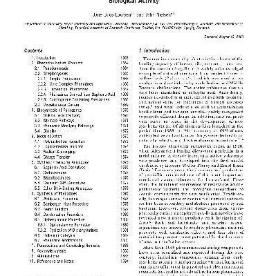 خرید و دانلود نسخه کامل کتاب Phenazine Natural Products: Biosynthesis, Synthetic Analogues, and Biological Activity