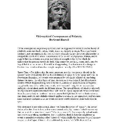 خرید و دانلود نسخه کامل کتاب Philosophical Consequences of Relativity