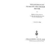 خرید و دانلود نسخه کامل کتاب Philosophische Probleme der Modernen Physik