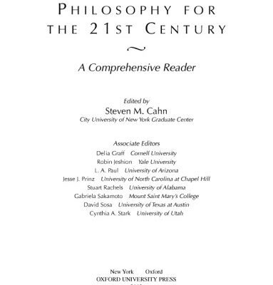 خرید و دانلود نسخه کامل کتاب Philosophy for the 21st Century: A Comprehensive Reader