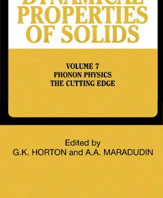خرید و دانلود نسخه کامل کتاب Phonon Physics The Cutting Edge