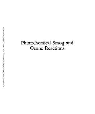خرید و دانلود نسخه کامل کتاب Photochemical Smog and Ozone Reactions
