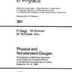 خرید و دانلود نسخه کامل کتاب Physical and Nonstandard Gauges: Proceedings of a Workshop Organized at the Institute for Theoretical Physics of the Technical University, Vienna, Austria September 19–23, 1989