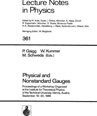 خرید و دانلود نسخه کامل کتاب Physical and Nonstandard Gauges: Proceedings of a Workshop Organized at the Institute for Theoretical Physics of the Technical University, Vienna, Austria September 19–23, 1989
