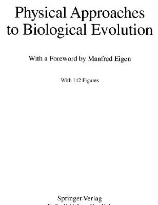 خرید و دانلود نسخه کامل کتاب Physical Approaches to Biological Evolution