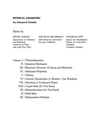 خرید و دانلود نسخه کامل کتاب Physical Chemistry: An Advanced Treatise. Vol. VIIIB: Liquid State