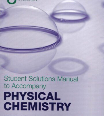 خرید و دانلود نسخه کامل کتاب Physical Chemistry Student Solutions Manual