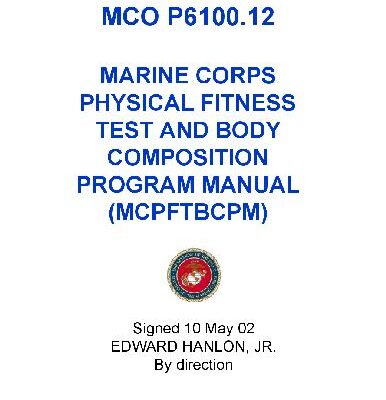 خرید و دانلود نسخه کامل کتاب Physical Fitness Test and Body Composition Program Manual MCO P6100.12