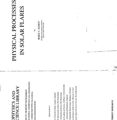 خرید و دانلود نسخه کامل کتاب Physical processes in solar flares
