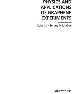 خرید و دانلود نسخه کامل کتاب Physics and Applications of Graphene – Experiments