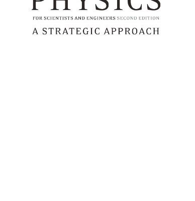 خرید و دانلود نسخه کامل کتاب Physics for scientists and engineers: a strategic approach: with modern physics