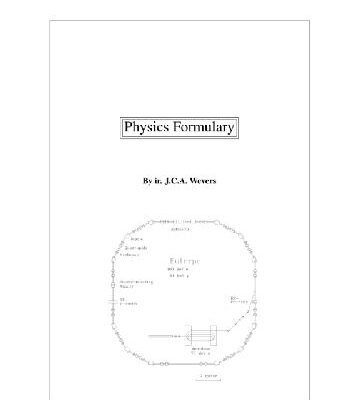خرید و دانلود نسخه کامل کتاب Physics Formulary