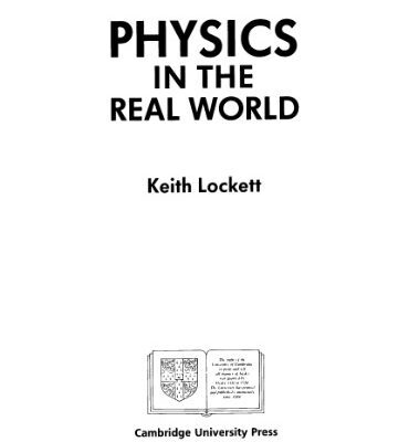 خرید و دانلود نسخه کامل کتاب Physics in the real world