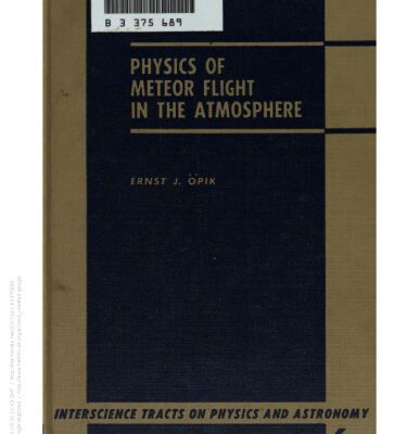 خرید و دانلود نسخه کامل کتاب Physics of Meteor Flight in the Atmosphere