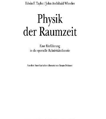 خرید و دانلود نسخه کامل کتاب Physik der Raumzeit