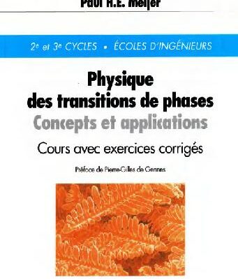 خرید و دانلود نسخه کامل کتاب Physique des transitions de phases. Cours avec exercises corrigees