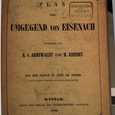 خرید و دانلود نسخه کامل کتاب Plan der Umgegend von Eisenach