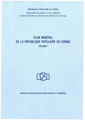 خرید و دانلود نسخه کامل کتاب Plan minéral de la République Populaire du Congo. Volume I, Volume II_68c1bfe01abe7.jpeg خرید و دانلود نسخه کامل کتاب Plan minéral de la République Populaire du Congo. Volume I, Volume II