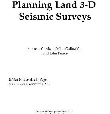خرید و دانلود نسخه کامل کتاب Planning Land 3-D Seismic Surveys