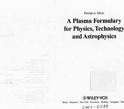 خرید و دانلود نسخه کامل کتاب Plasma formulary for physics technology and astrophysics