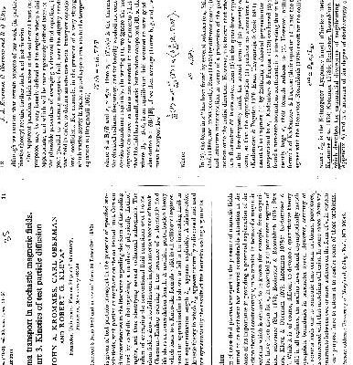 خرید و دانلود نسخه کامل کتاب Plasma Transport in stochastic magnetic field