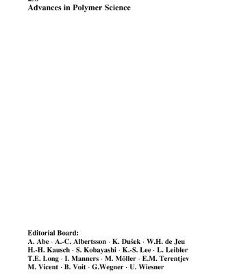خرید و دانلود نسخه کامل کتاب Polymer Thermodynamics: Liquid Polymer-Containing Mixtures (Advances in Polymer Science)