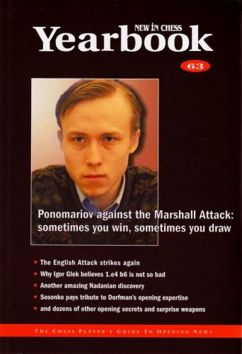 خرید و دانلود نسخه کامل کتاب Ponomariov Against the Marshall Attack: Sometimes You Win, Sometimes You Draw: New in Chess Yearbook_68bc8409968e3.jpeg خرید و دانلود نسخه کامل کتاب Ponomariov Against the Marshall Attack: Sometimes You Win, Sometimes You Draw: New in Chess Yearbook