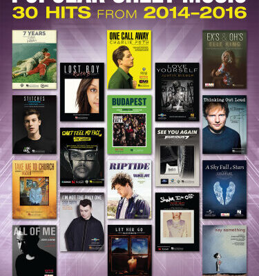 خرید و دانلود نسخه کامل کتاب Popular Sheet Music 30 Hits From 2014-2016