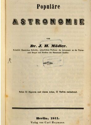 خرید و دانلود نسخه کامل کتاب Populäre Astronomie
