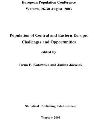 خرید و دانلود نسخه کامل کتاب Population of Central and Eastern Europe : challenges and opportunities