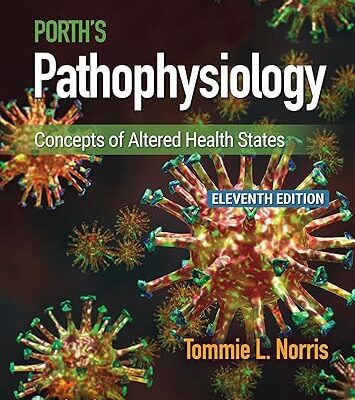 خرید و دانلود نسخه کامل کتاب Porth’s Pathophysiology: Concepts of Altered Health States (11st Edition) –  +  Pdf