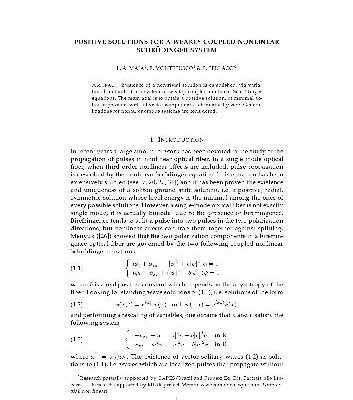 خرید و دانلود نسخه کامل کتاب Positive solutions for a weakly coupled nonlinear Schrodinger system