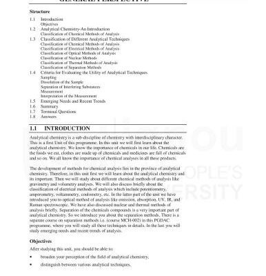 خرید و دانلود نسخه کامل کتاب Post-Graduate Diploma in Analytical Chemistry (PGDAC)