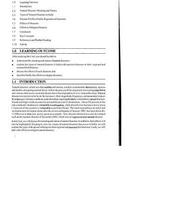 خرید و دانلود نسخه کامل کتاب Post Graduate Diploma in Disaster Management (PGDDM)