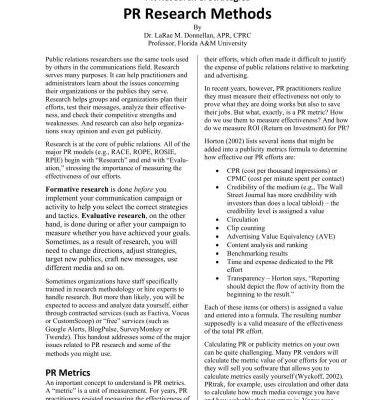 خرید و دانلود نسخه کامل کتاب PR Research Methods