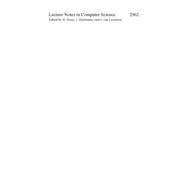 خرید و دانلود نسخه کامل کتاب Practical Aspects of Declarative Languages: 5th International Symposium, PADL 2003 New Orleans, LA, USA, January 13–14, 2003 Proceedings