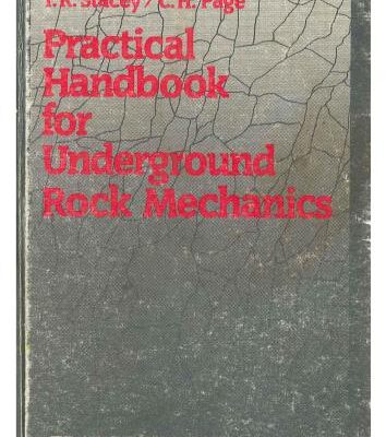 خرید و دانلود نسخه کامل کتاب Practical Handbook for Underground Rock Mechanics