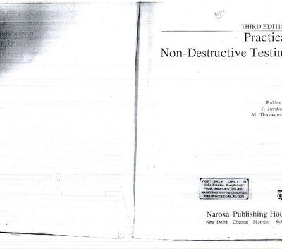 خرید و دانلود نسخه کامل کتاب Practical non-destructive testing