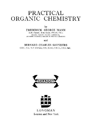 خرید و دانلود نسخه کامل کتاب Practical organic chemistry_68d34d9a2375b.jpeg خرید و دانلود نسخه کامل کتاب Practical organic chemistry