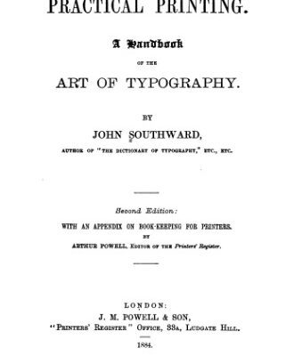 خرید و دانلود نسخه کامل کتاب Practical printing: A handbook of the art of typography
