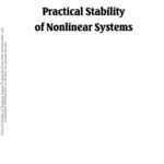 خرید و دانلود نسخه کامل کتاب Practical Stability of Nonlinear Systems