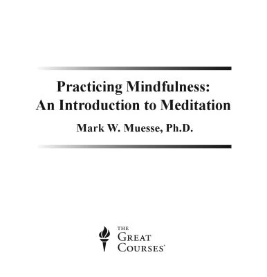 خرید و دانلود نسخه کامل کتاب Practicing Mindfulness: An Introduction to Meditation