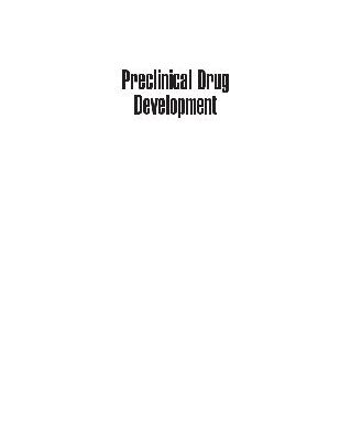 خرید و دانلود نسخه کامل کتاب Preclinical Drug Development