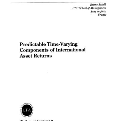 خرید و دانلود نسخه کامل کتاب Predictable Time-Varying Components of International Asset Returns