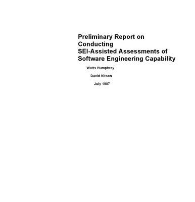 خرید و دانلود نسخه کامل کتاب Preliminary report on conducting SEI-assisted assessments of software engineering capability (Technical report. Carnegie Mellon University. Software Engineering Institute)