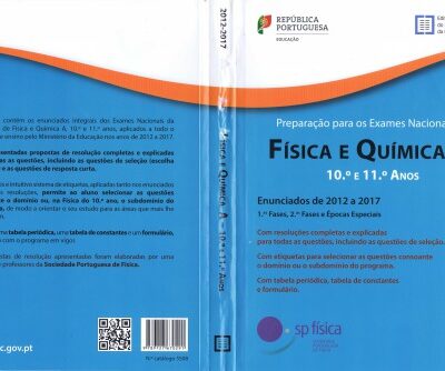 خرید و دانلود نسخه کامل کتاب Preparação para os Exames Nacionais de Física e Química A 10.º e 11.º Anos, Exames de 2012 a 2017
