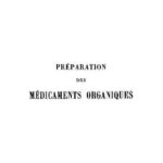 خرید و دانلود نسخه کامل کتاب Preparation des medicaments organiques