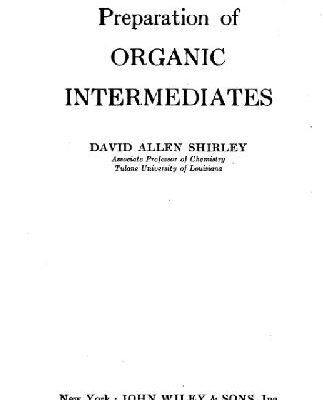 خرید و دانلود نسخه کامل کتاب Preparation of organic intermediates