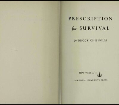 خرید و دانلود نسخه کامل کتاب Prescription for Survival